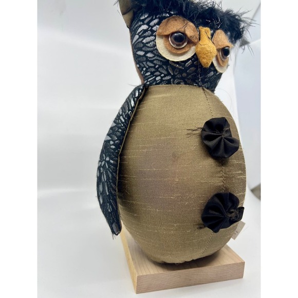 Owl Stuffed Animal Plush Weighted Seasonal Decor Door Stopper - Picture 2 of 7